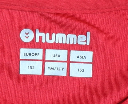 Hummel Boys Red Handball T-Shirt, All Seasons, Size 9-10