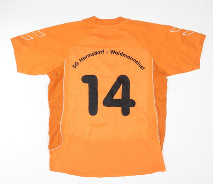 Hummel Men's Orange Handball Jersey Size L