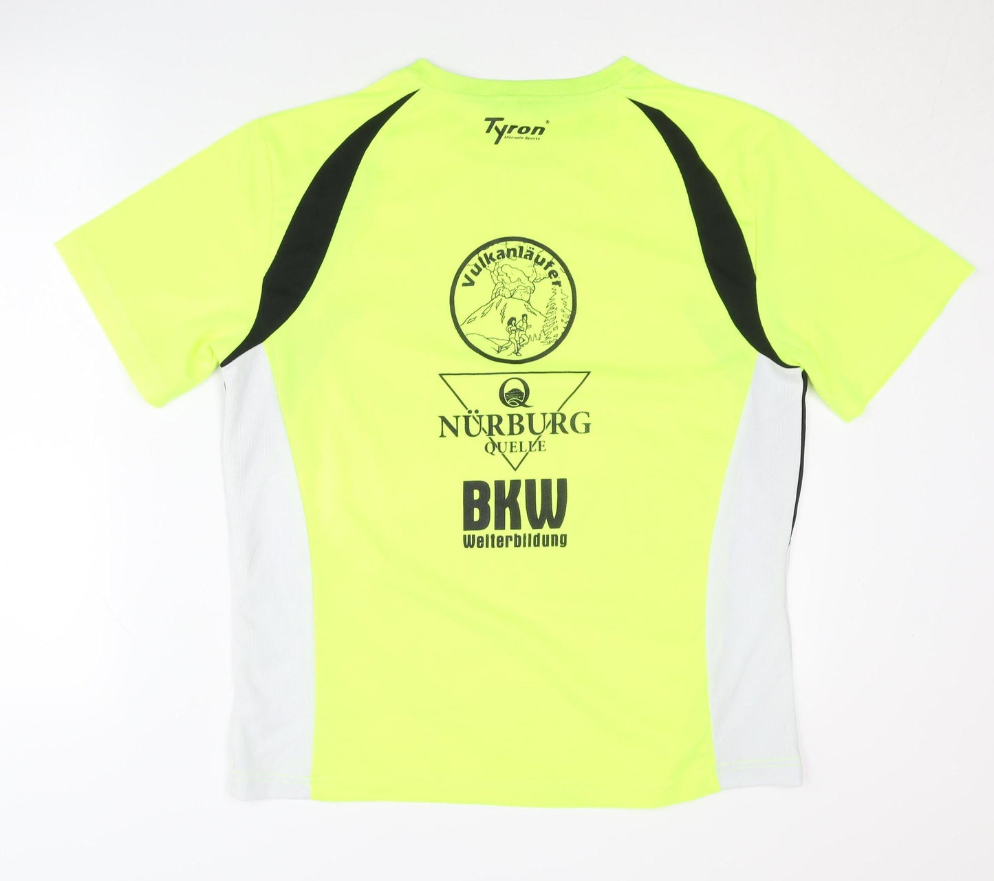 Tyron Unisex Yellow Running T-Shirt, Size S