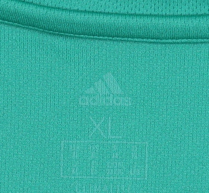 Adidas Men's Green XL Football Jersey Tee