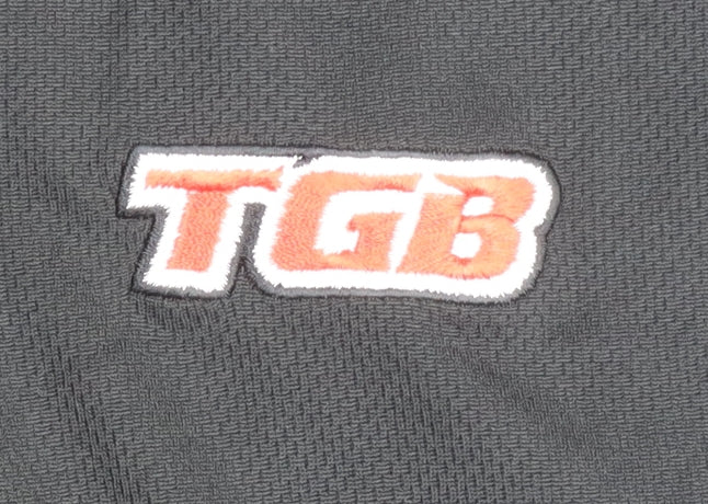 TGB Men's Black Polo Shirt 2XL Embroidered Logo