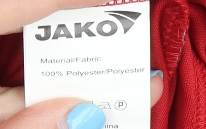 JAKO Men's Red L Jersey T-Shirt for Triathlon