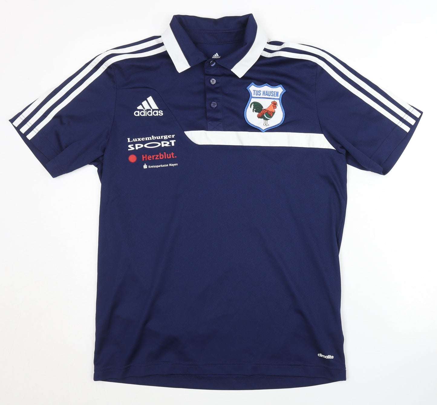 Adidas Men's Blue Medium Polo Shirt - Sports Jersey