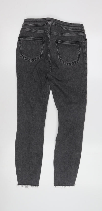 New Look Girls Black Skinny Jeans Size 10 Ripped