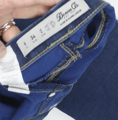 Womens UK Size 6 Denim Co. Slim Fit Jegging Blue Trousers