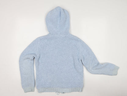 Gap Boys Blue Bouclé Hoodie, 2XL Pullover, Casual Wear