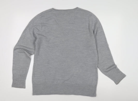 Womens UK Size 18 Marks and Spencer Silver Pullover Jumper