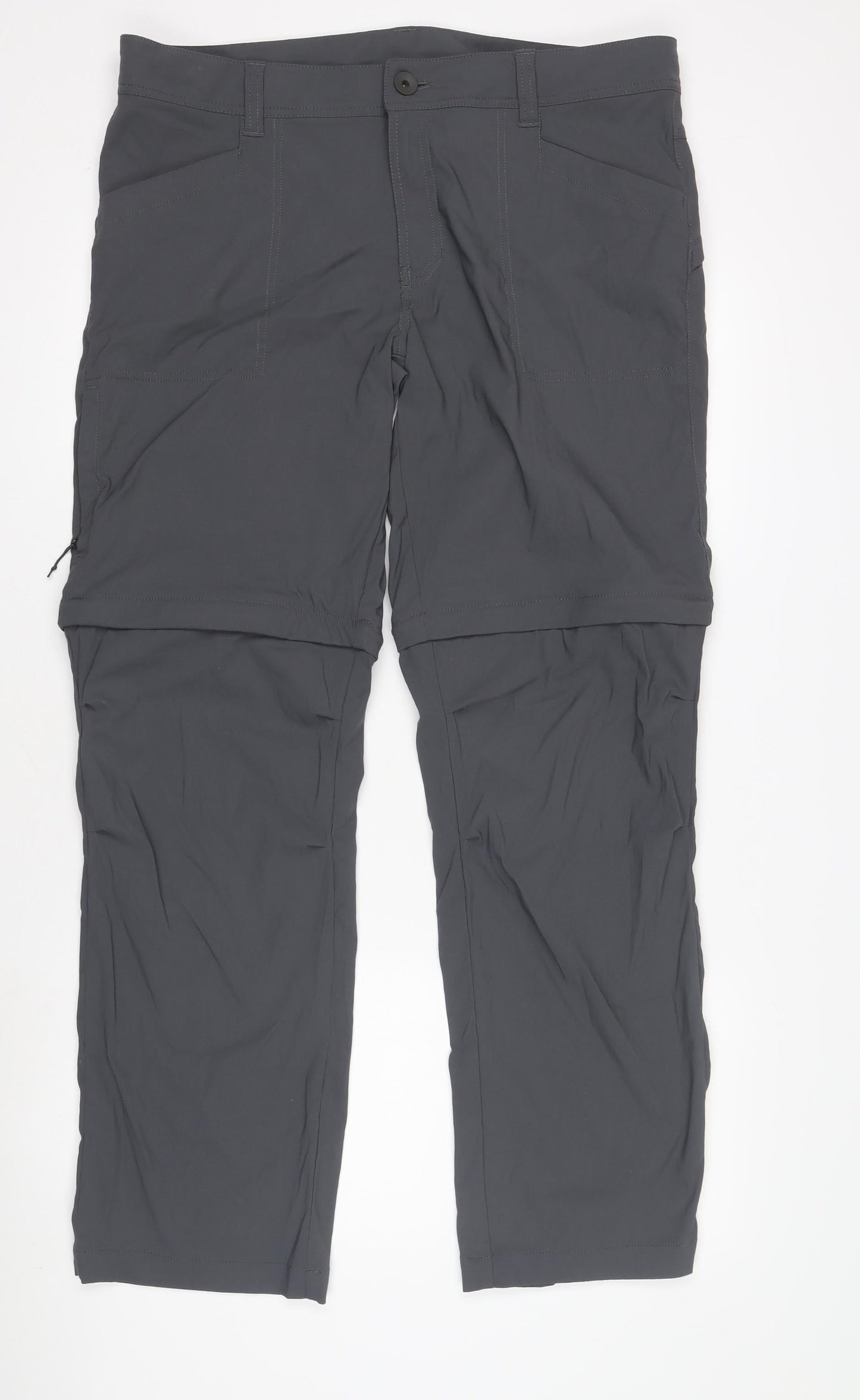 MEC Women's Grey Convertible Trousers - Size 18