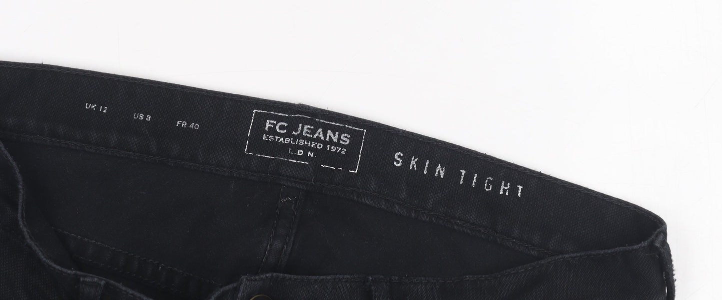 FC Jeans Women's Black Skinny Jeans Size 12