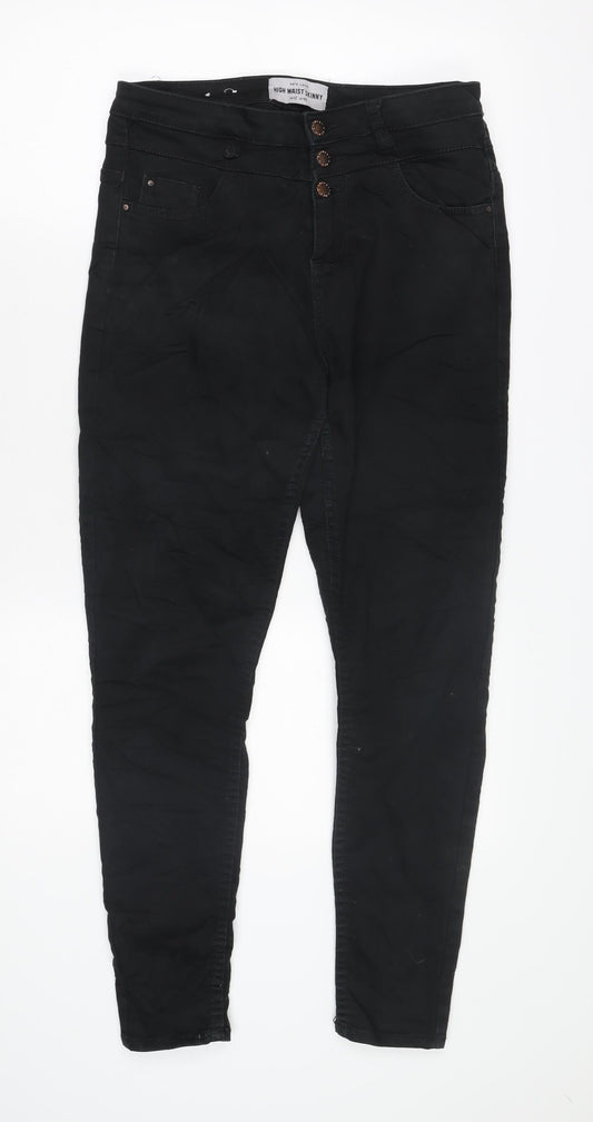 Womens UK Size S Marks and Spencer Slim Fit Skinny Black Jeans