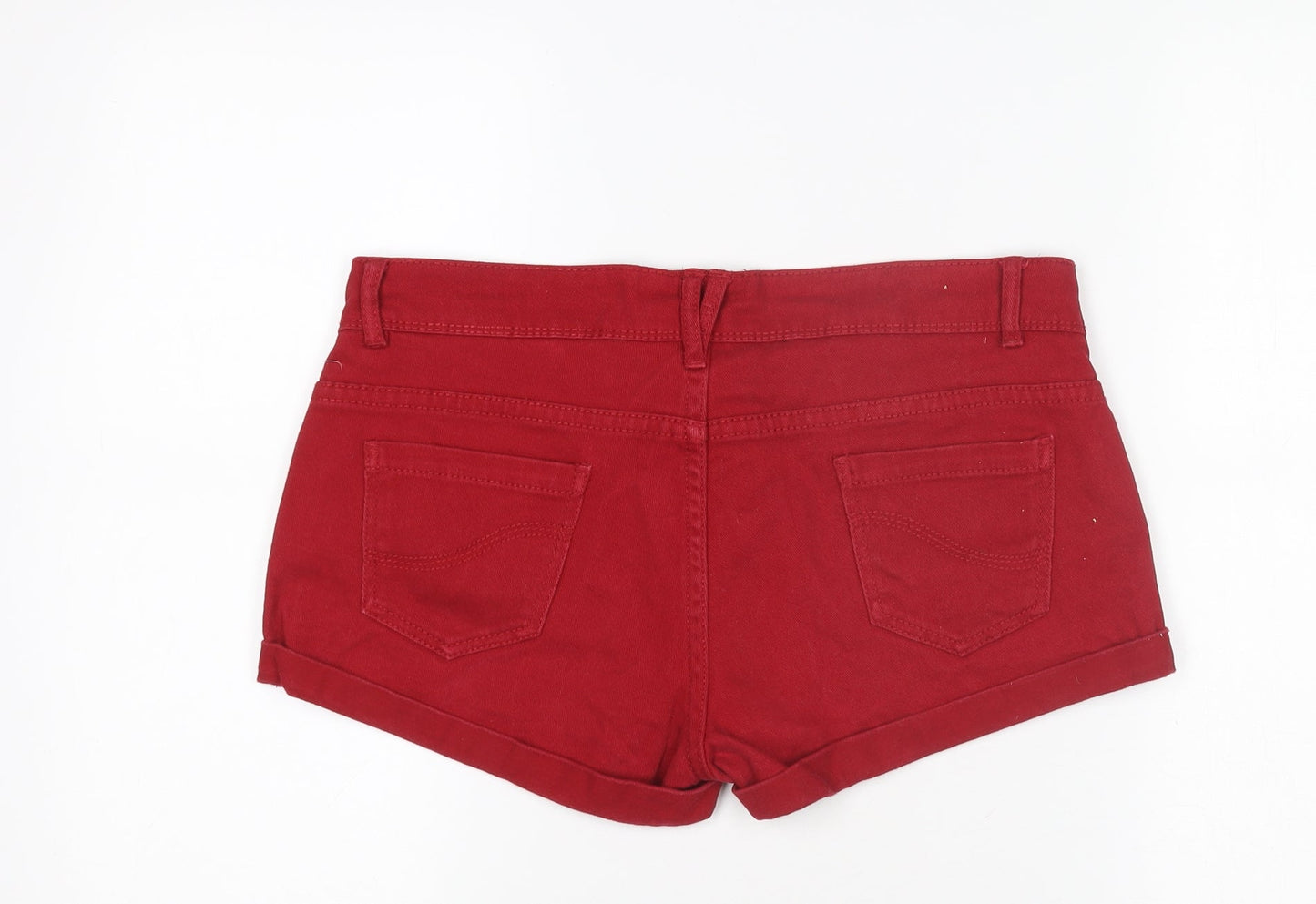 Denim Co Women's Red Shorts Size 10, Casual Summer Style