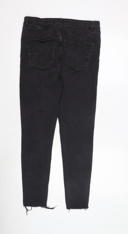 Denim Co. Women's Black Skinny Jeans Size 16