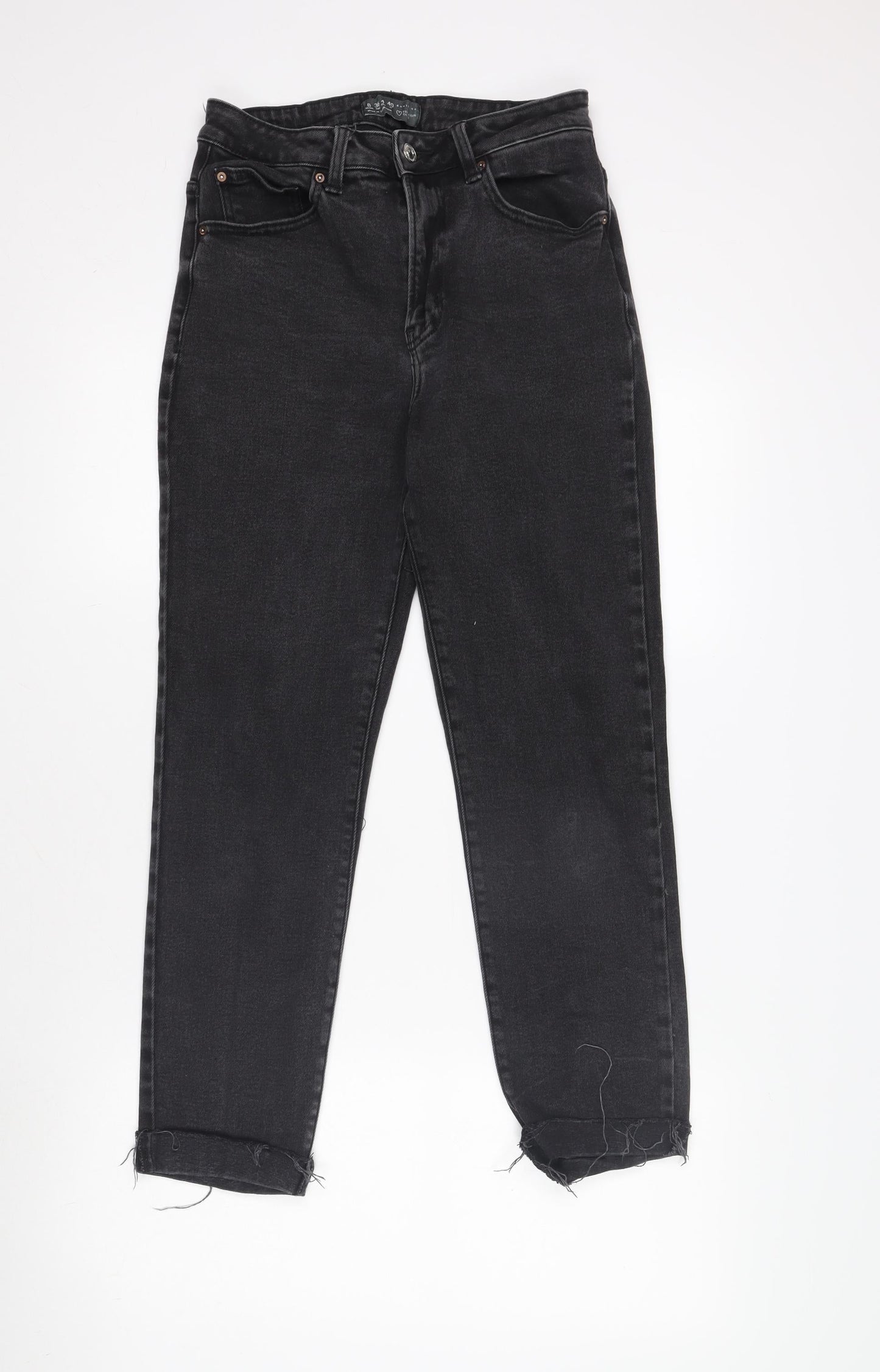 Primark Women's Black Straight Jeans Size 8