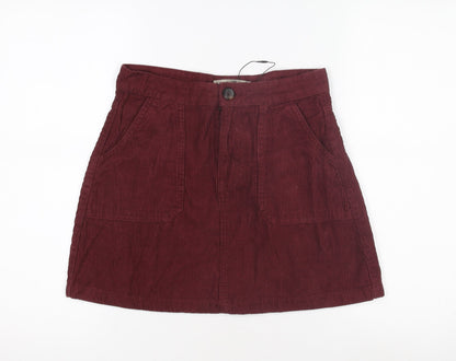 Womens UK Size 8 Denim Co. Mini Corduroy Skirt