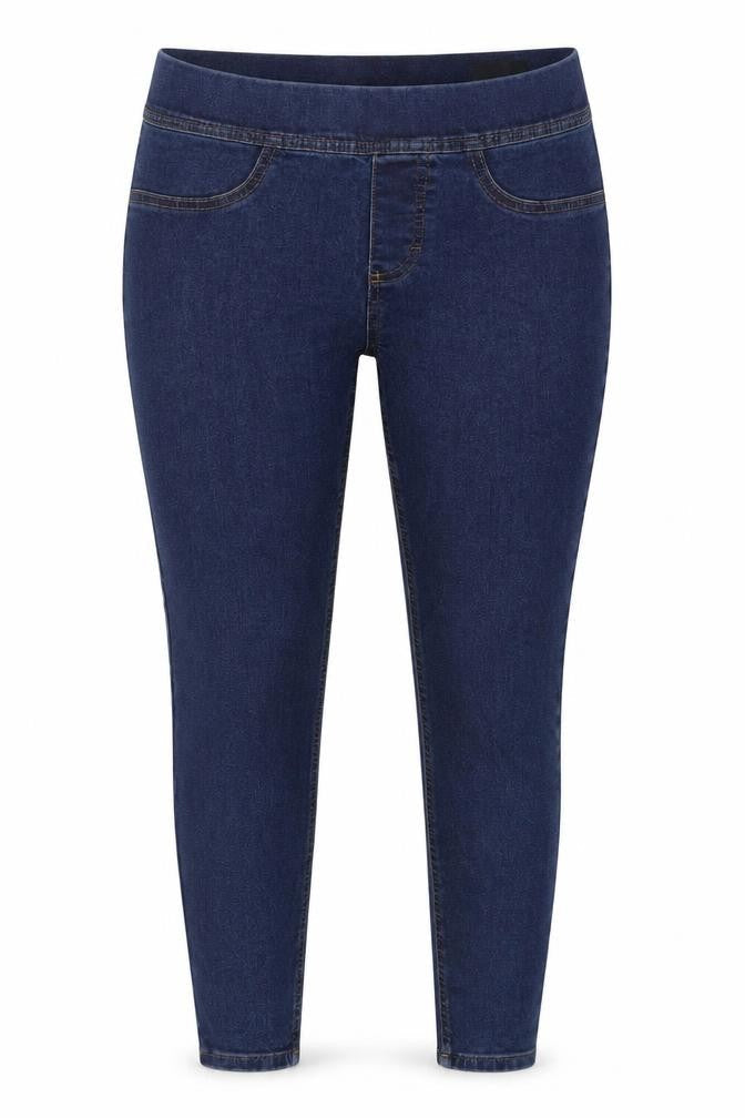 Womens UK Size 8 TU Slim Fit Jegging Blue Trousers