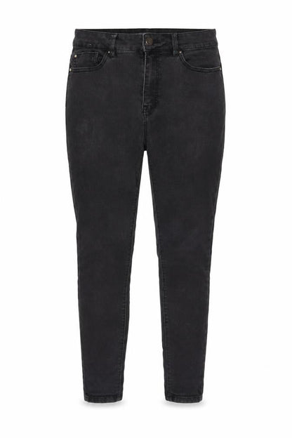 Womens UK Size 12 Nutmeg Regular Fit Skinny Black Jeans