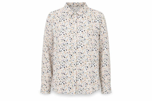 Front view of Isle Women's Multicoloured Floral Blouse, size 14