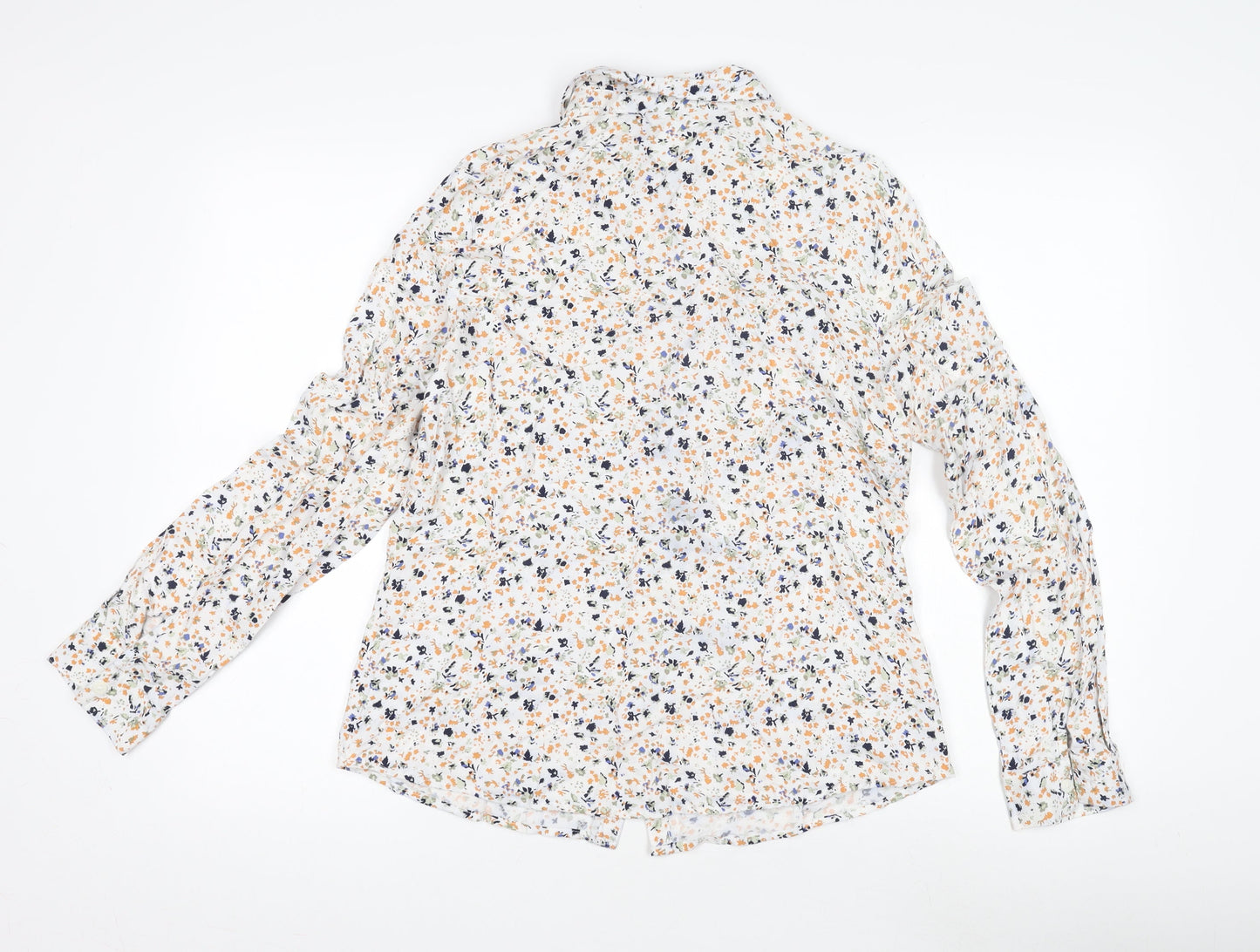 Womens UK Size 14 Isle Multicoloured Basic Blouse
