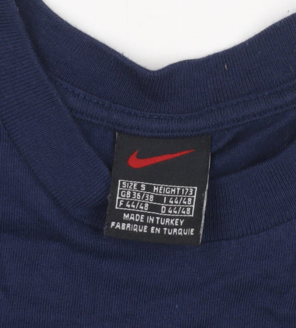 Mens UK Size S Nike Blue  T-Shirt