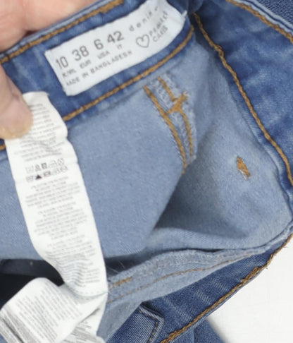 Primark Women's Blue Denim Jegging Size 10