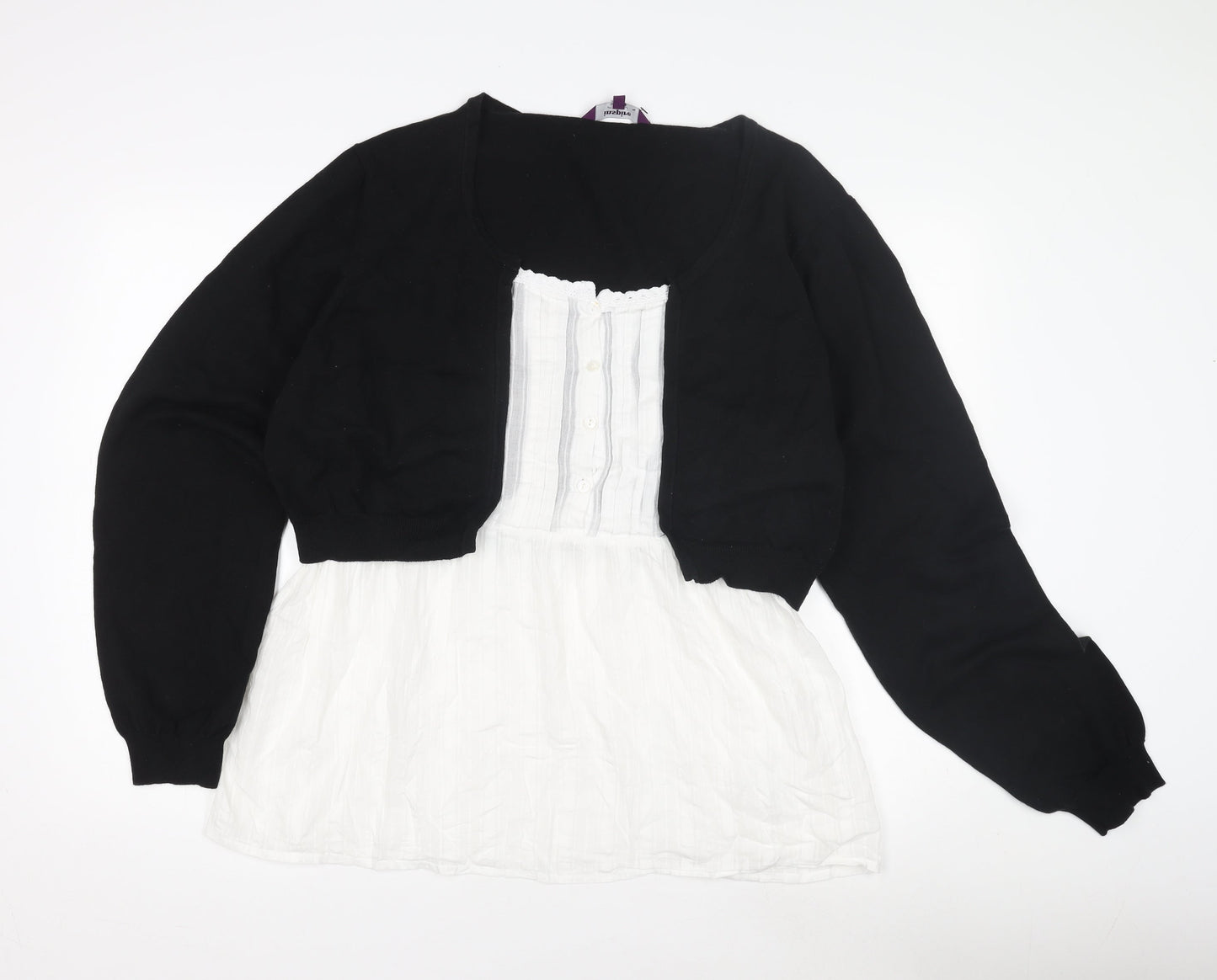 Womens UK Size 26 Inspire Black Shrug Jumper