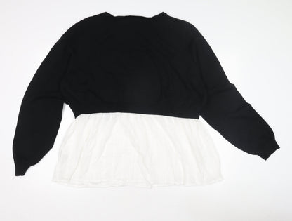Womens UK Size 26 Inspire Black Shrug Jumper
