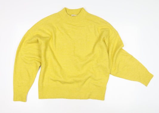 Womens UK Size S H&M Yellow Pullover Jumper