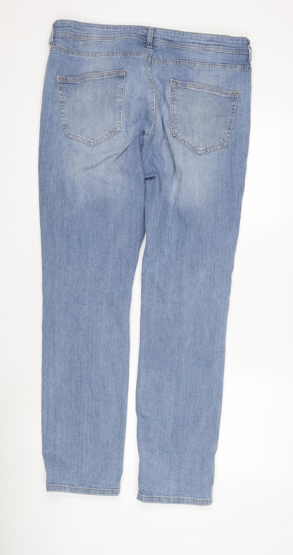 Denim Co. Men's Blue Straight Denim Jeans Size 36