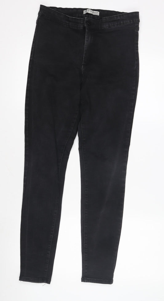 Denim Co. Women's Black Skinny Jeans Size 14