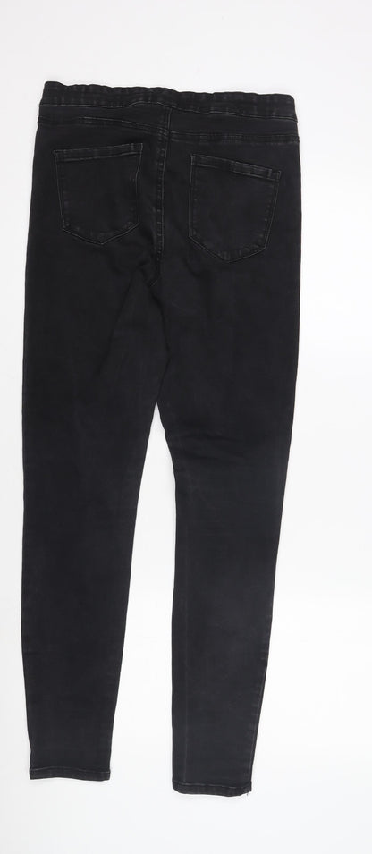 Denim Co. Women's Black Skinny Jeans Size 14