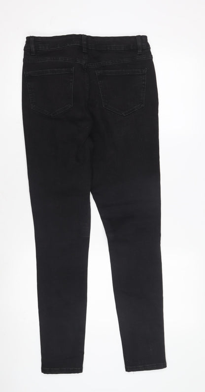 George Women's Black Skinny Jeans Size 12, Comfortable Denim