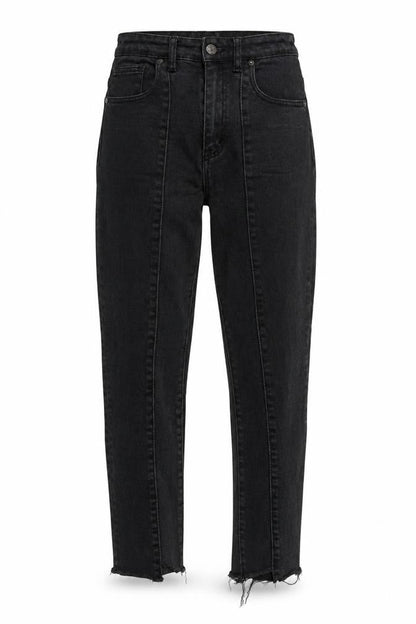 LifeWithBird Women's Black Straight Jeans - Size 6