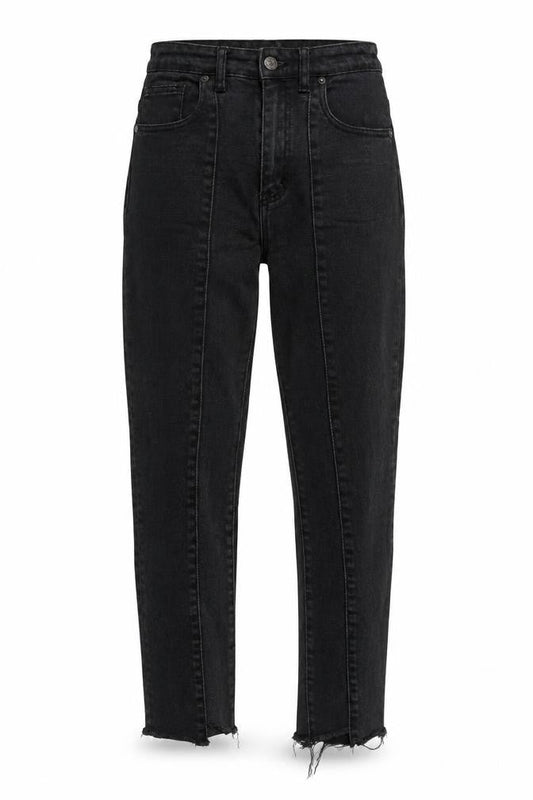 LifeWithBird Women's Black Straight Jeans - Size 6
