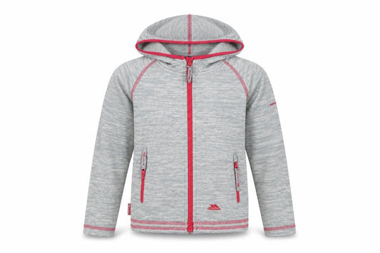 Trespass Girls Grey Full Zip Hoodie Size 5-6 Years