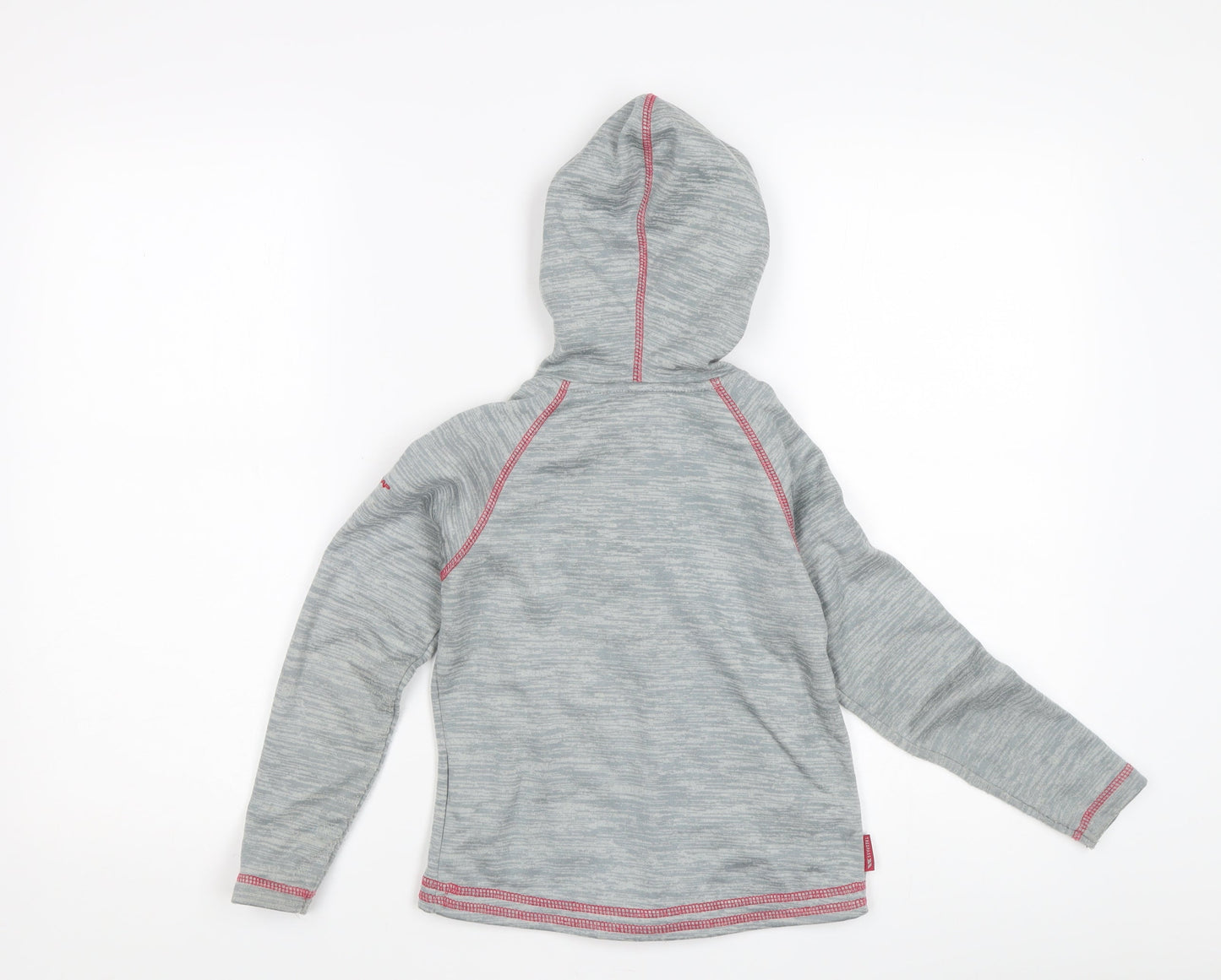 Trespass Girls Grey Full Zip Hoodie Size 5-6 Years