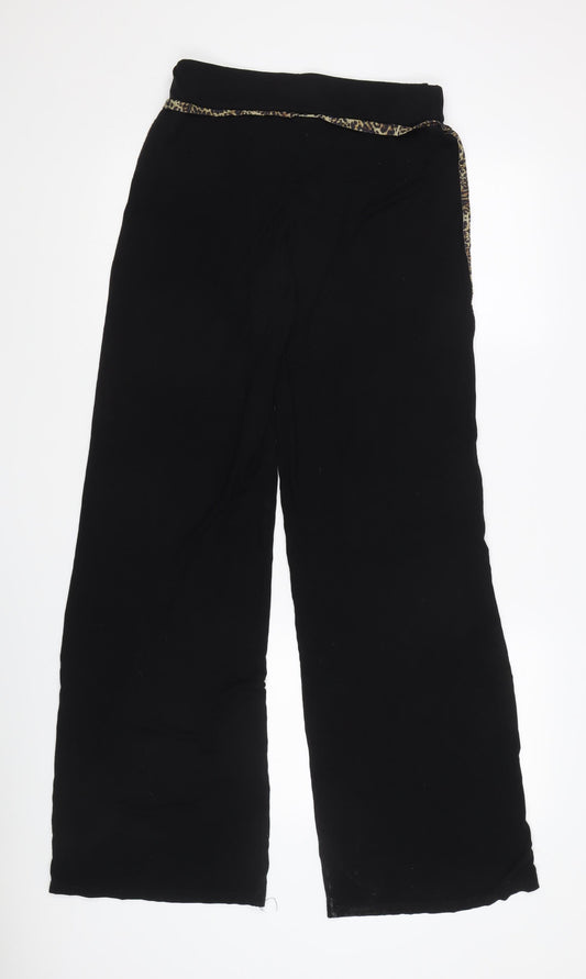 Collusion Women's Black Wide-Leg Trousers, Size M