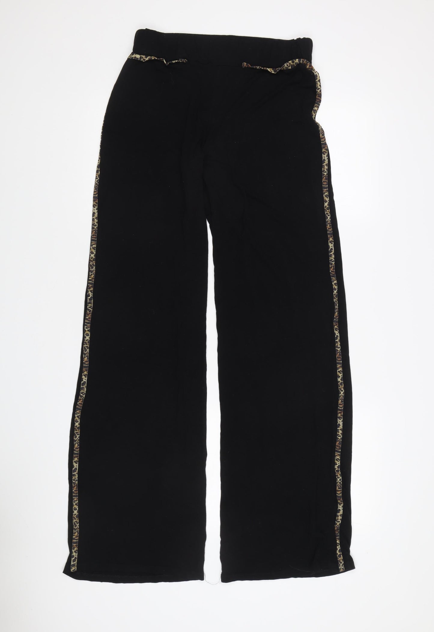 Collusion Women's Black Wide-Leg Trousers, Size M
