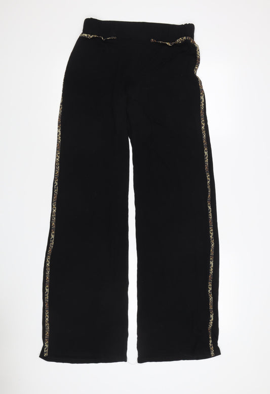 Collusion Women's Black Wide-Leg Trousers, Size M