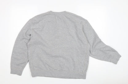 Topshop Women's Grey Sweatshirt Size S