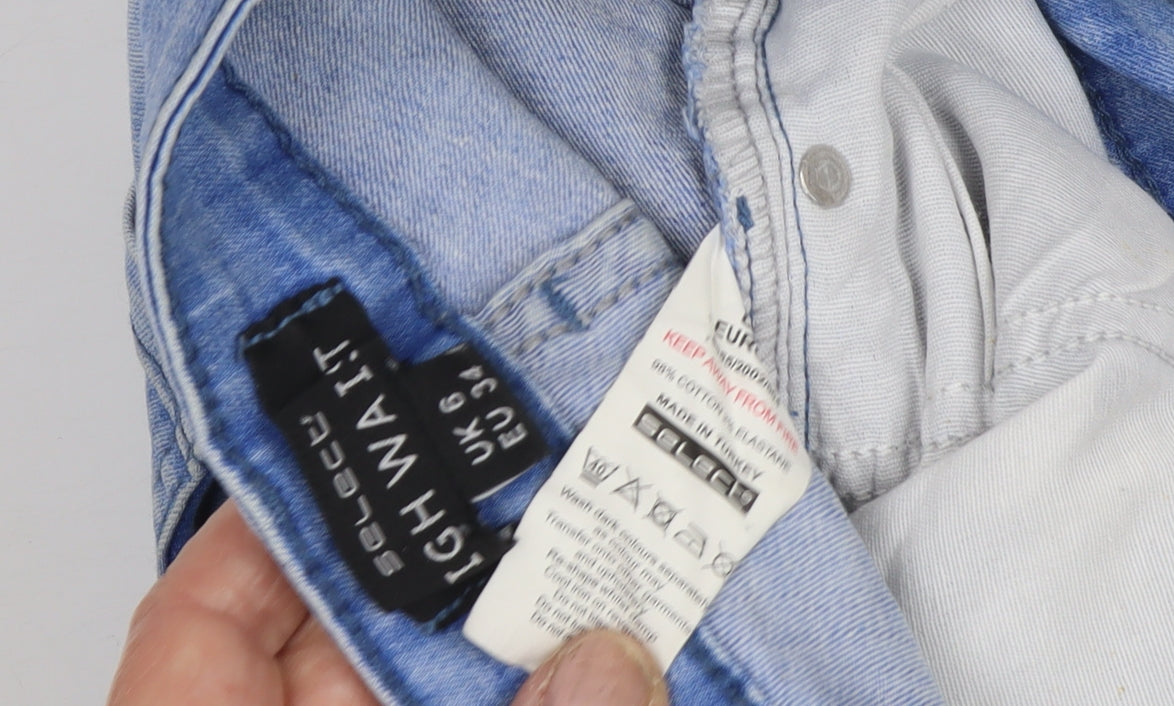 Select Denim Women's Blue High-Waist Jeans Size 6