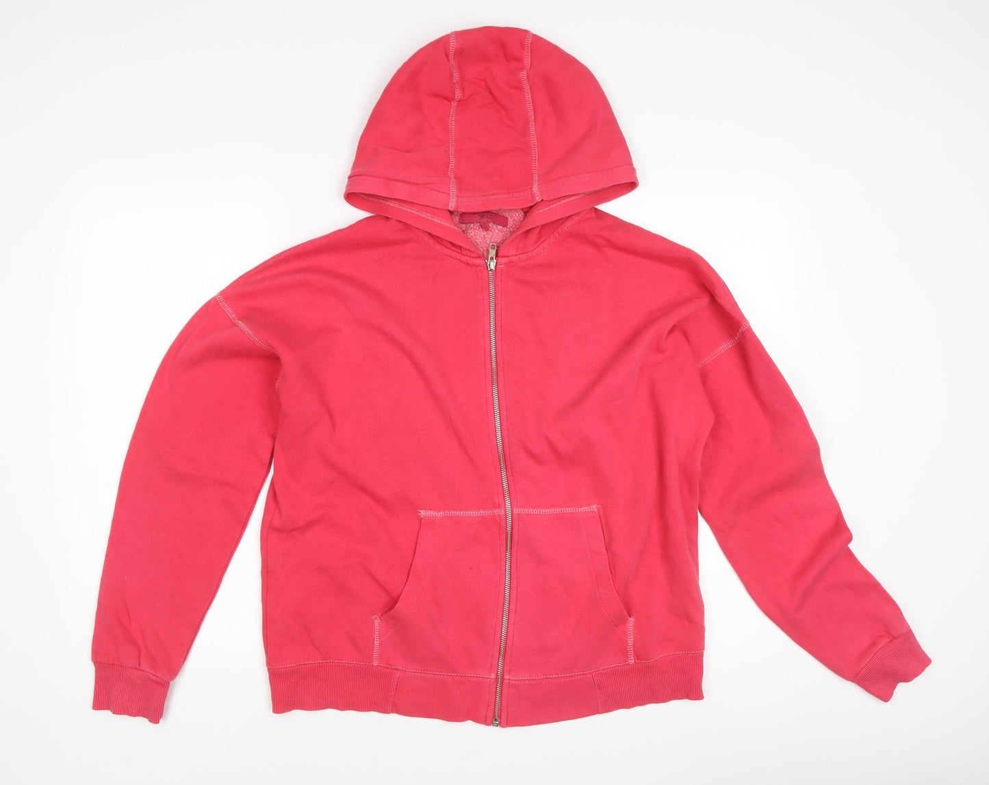 Womens UK Size 14 NEXT Red Full Zip Hoodie