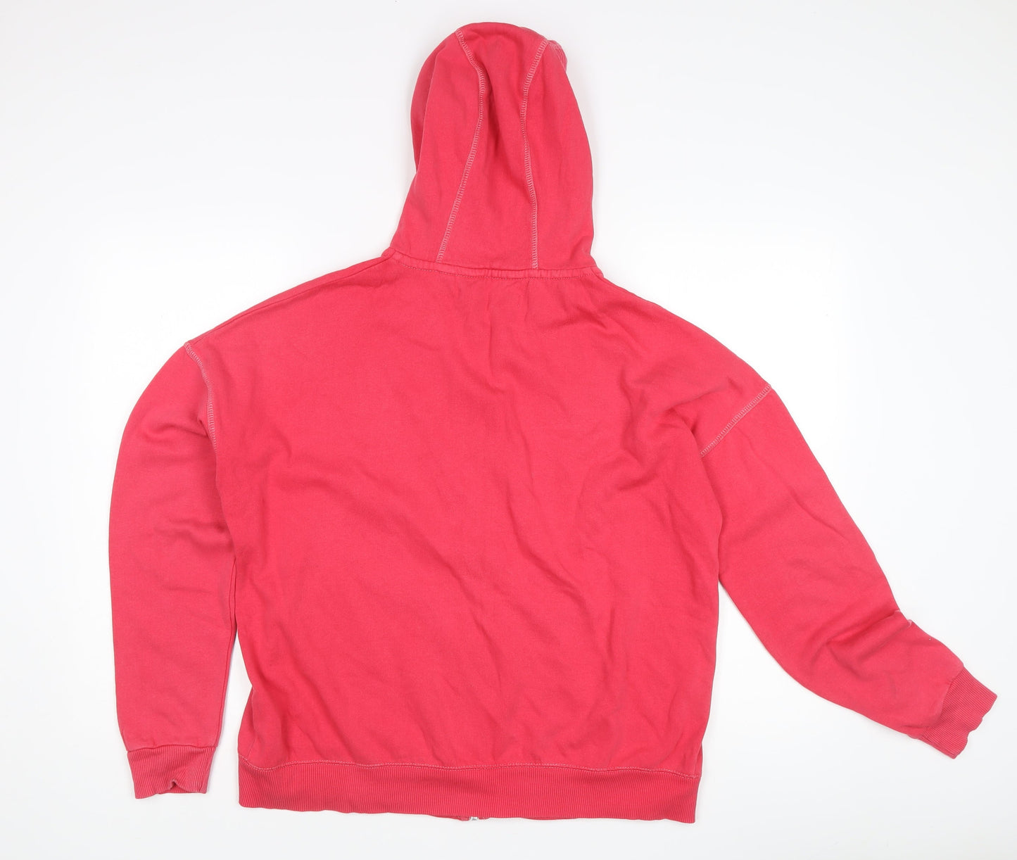 Womens UK Size 14 NEXT Red Full Zip Hoodie