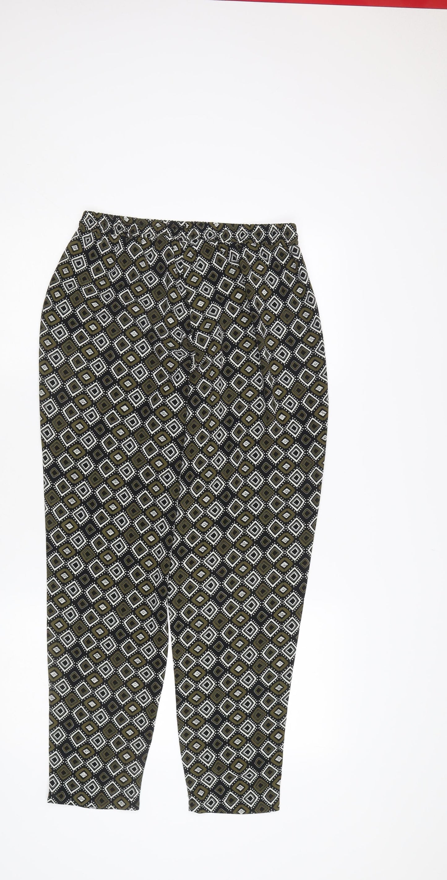 Womens UK Size 10 Papaya   Multicoloured Trousers