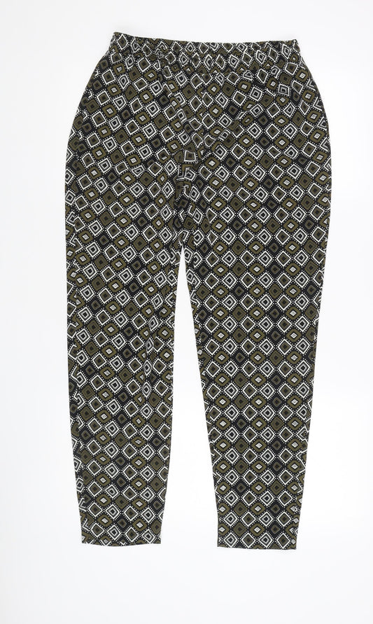 Womens UK Size 10 Papaya   Multicoloured Trousers