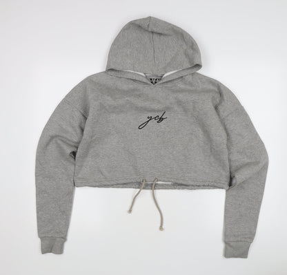 YCB Women's Grey Medium Pullover Hoodie