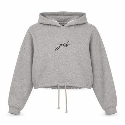YCB Women's Grey Medium Pullover Hoodie