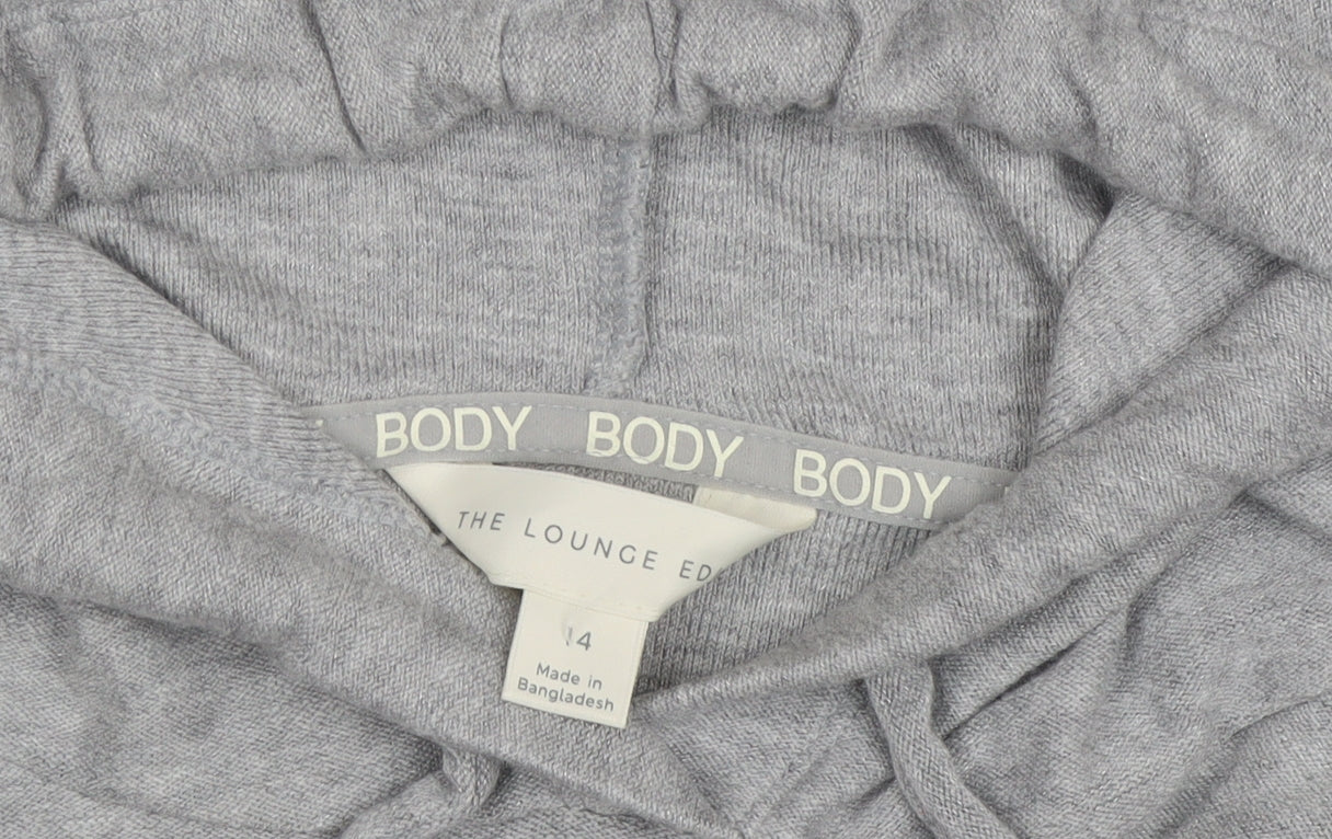 Body Women's Grey Jersey Hooded Lounge Jumper - Size 14