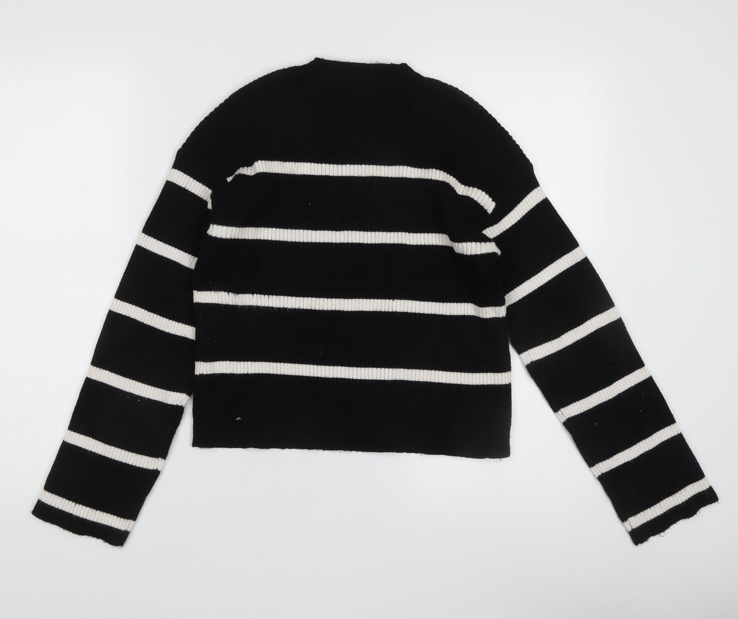 Womens UK Size S New Look Black Pullover Jumper