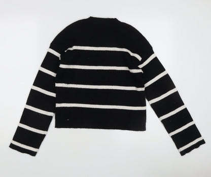 Womens UK Size S New Look Black Pullover Jumper
