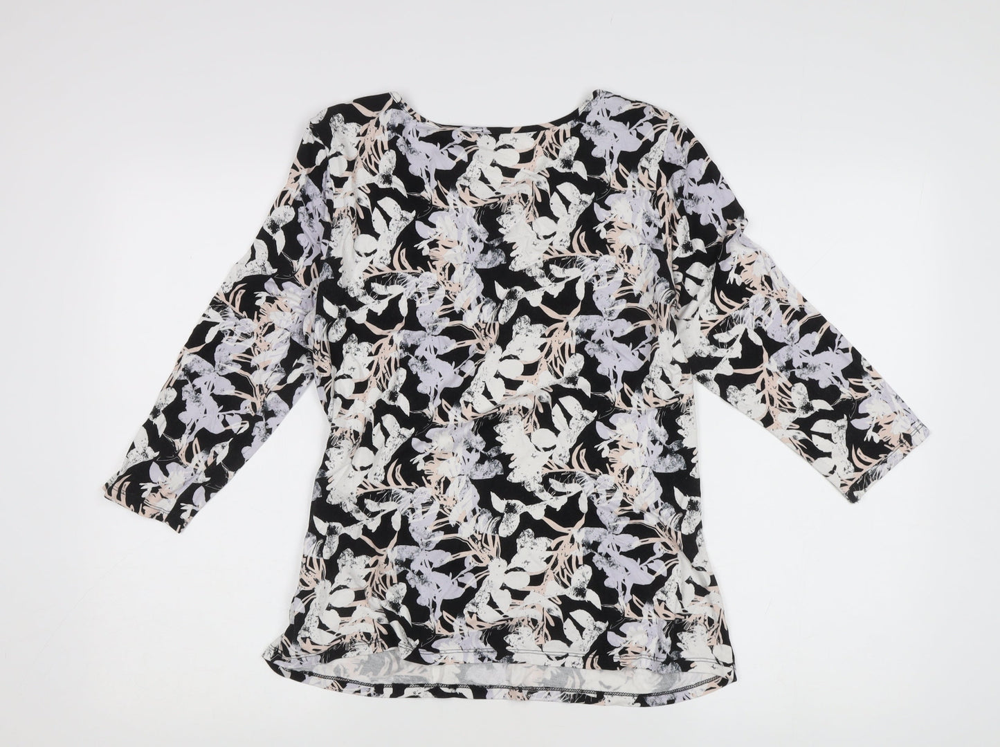 Womens UK Size 14 Soon Multicoloured Basic Blouse